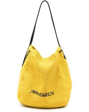 JW Anderson Bolso Bulb Pequeño Con Cuentas De - Amarillo