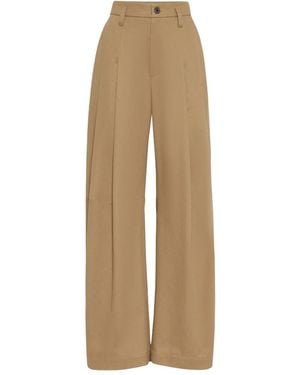 Brunello Cucinelli コットンパンツ - ナチュラル