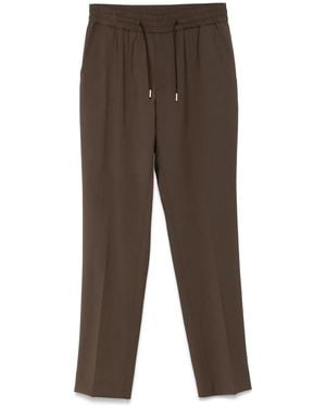 Sandro Elasticated Straight-Leg Pants - Grey