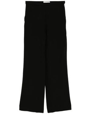 Saiid Kobeisy Floral Tailored Trousers - Black
