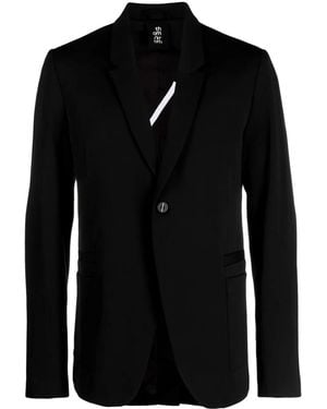 Thom Krom Long-Sleeved Single-Breasted Blazer - Black