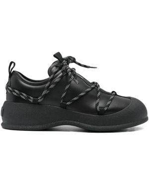 Bally Lace-Up Boots - Black