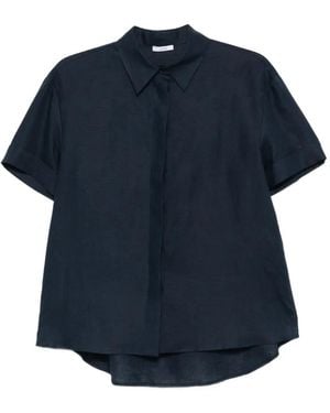 Lardini Short-Sleeve Shirt - Blue