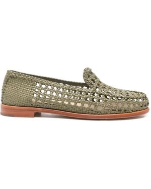 Dragon Diffusion Dolly Woven Loafers - Green