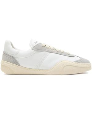 Acne Studios Panelled Lace-Up Trainers - White