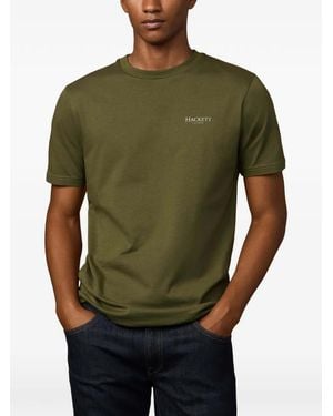 Hackett Camiseta Con Logo Estampado - Verde