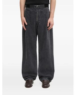 Aries Zip-Fastening Jeans - Black