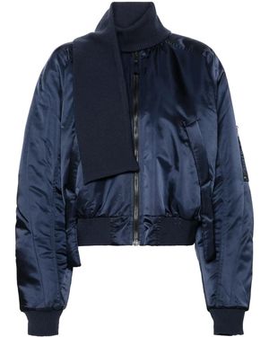 OTTOLINGER Panel-Detail Bomber Jacket - Blue