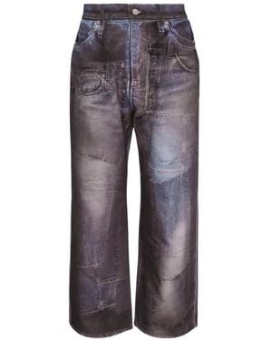 ANDERSSON BELL Illusion Patchwork Tromp L'Oeil Jeans - Grey