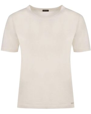 Kiton カシミアシルク Tシャツ - ナチュラル