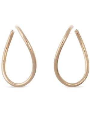 Sidney Garber Aros En Oro Amarillo De 18 Ct Con Ópalo - Metálico