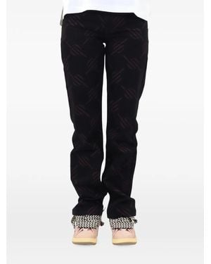 Daily Paper Phillimon Logo-Print Pants - Black