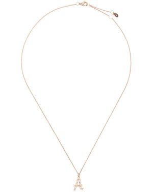 ROSEKEY Collar En Oro De 18 Ct Con Diamantes - Blanco