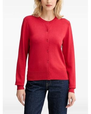 Filippa K Round-Neck Cardigan - Red