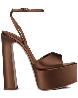 Le Silla Nina Platform Sandals - Brown