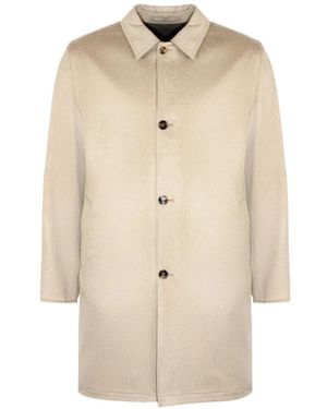 KIRED Reversible Cashmere Coat - Natural