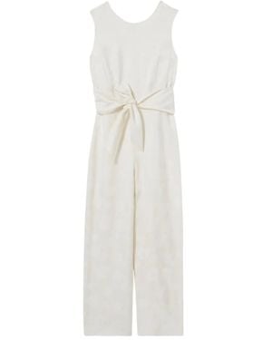 Claudie Pierlot Tuta Intera Smanicata - Bianco