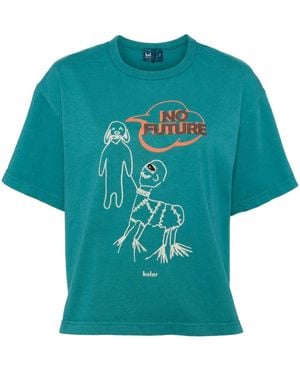 Kolor グラフィック Tシャツ - ブルー