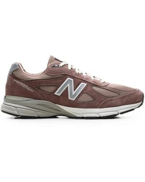 New Balance X Kith 990V4 Sneakers - Brown
