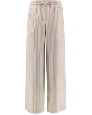 Rohe Striped Trousers - Natural