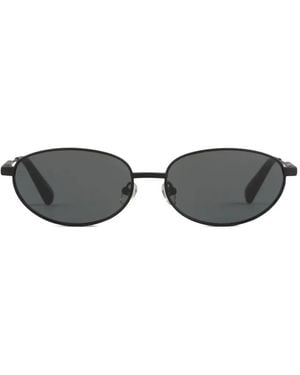 Jacquemus Oval-Frame Sunglasses - Grey