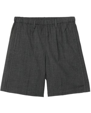 JNBY Twill-Weave Tailored Shorts - Grey