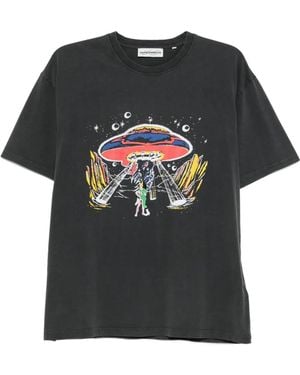 Carne Bollente Alien Affection Graphic-Print T-Shirt - Black