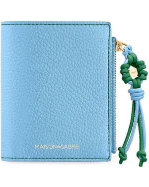 Maison De Sabre Bifold Leather Wallet - Blue