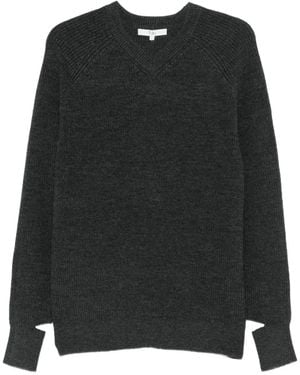 Tibi Pull À Col V - Black