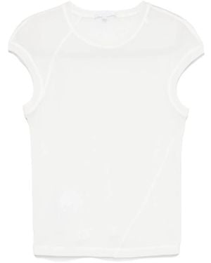 Helmut Lang Twisted Crop Crw.Zer Clothing - White