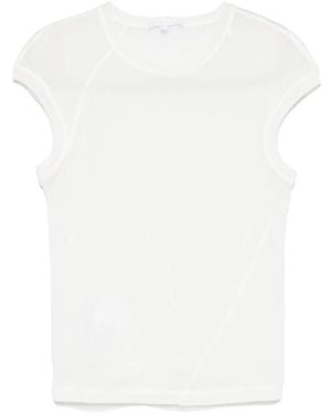 Helmut Lang Twisted Crop Crw.Zer Clothing - White