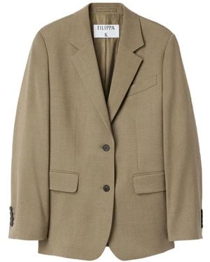 Filippa K Delillah Single-Breasted Blazer - Green