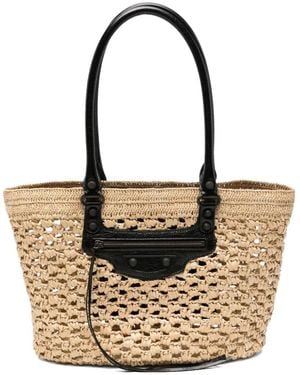 Balenciaga Medium Le City Basket Tote Bag - Nero