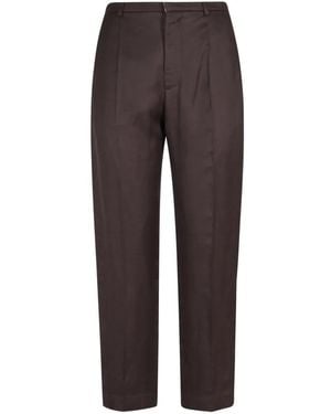 Tela Renato Pleated Pants - Brown