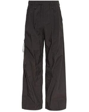 Homme Plissé Issey Miyake Zip-Detail Trousers - Black