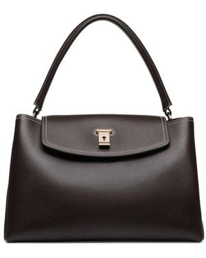 Bally Borsa Tote Lock Me - Nero