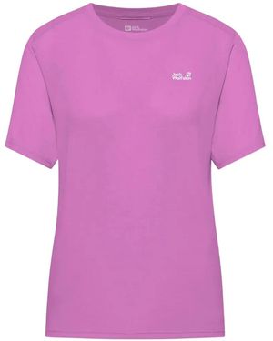 Jack Wolfskin Vonnan T-Shirt - Roze