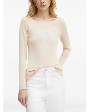 Guess Long-Sleeved T-Shirt - White
