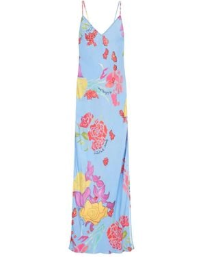 Donde Esteban Cielo Slip Dress - White