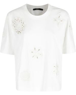 Seventy T-Shirt À Patch En Crochet - White