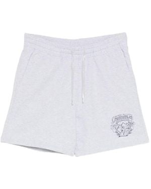 CASABLANCA Eveil Ancestral Applique Shorts - White