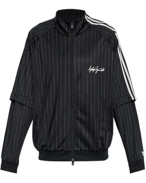 Y-3 Veste À Rayures - Blue