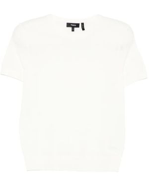 Theory Regal Wool T-Shirt - White