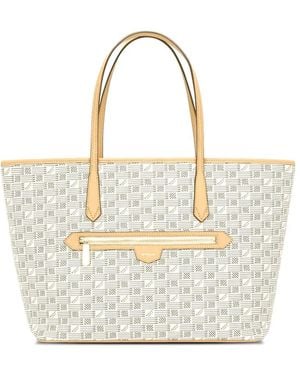 Moreau Monaco Monogram-Pattern Tote Bag - White