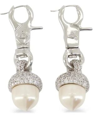 Vivienne Westwood Boucles D'Oreilles Lucille - White