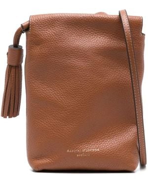 Aspinal of London Hudson Umhängetasche - Braun