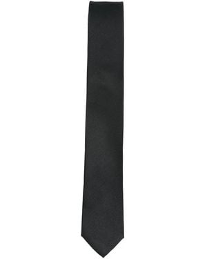 KARL LAGERFELD Cravate À Logo - Black
