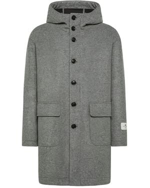 Peuterey Cossey Gpy Hooded Coat - Gray