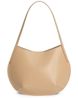 Jil Sander Sac Porté Épaule Kante - White
