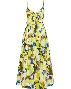 Nicholas Mireille Linen Dress - Yellow